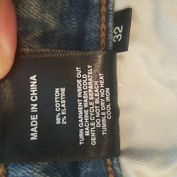 BLUECARATS The McQueen 5-Pocket Slim Fit Jeans ~ Light Distressed 32 NWT - Picture 14 of 14